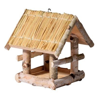 PANTO Vogelhaus Harmonie – für Wildvögel aus Birke - Garten & Balkon
