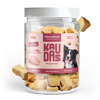 KAUDAS Hundesnack HuhnPur - gefriergetrocknetes Huhn