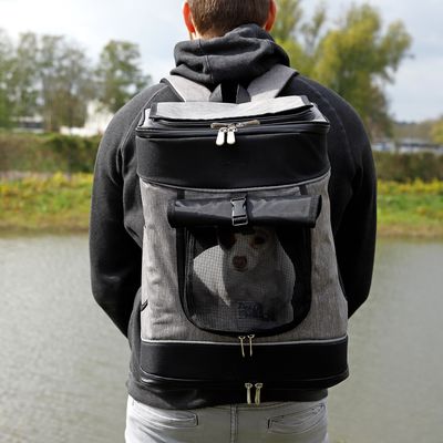 lionto sac à dos pour animaux jusqu’à 14 kg, ergonomique