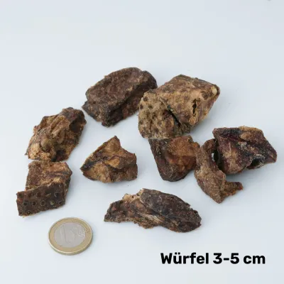 Rinderlunge 200g, Lunge Rind, Getrocknete Rinderlungenwürfel für Hunde Rinderlunge 200g, Lunge Rind, Getrocknete Rinderlungenwürfel für Hunde