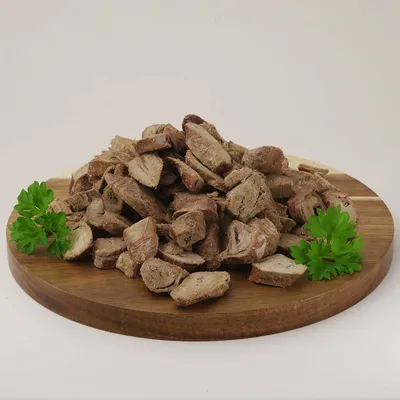 Hühnerherzen gefriergetrocknet 60 g – 100 % Huhn, Snack für Hunde & Katzen