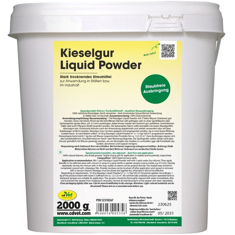 Kieselgur Liquid Powder