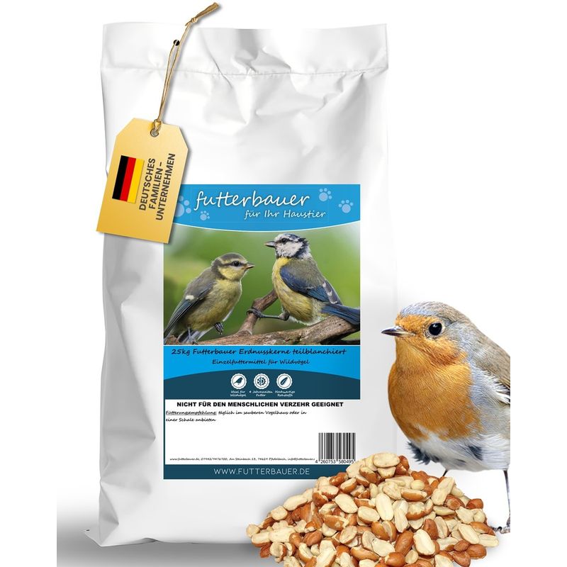 Futterbauer Erdnusskerne teilblanchiert