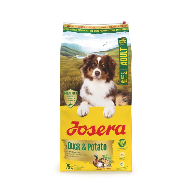 Josera Adult Duck & Potato Trockenfutter für Hunde 12,5kg