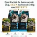 CHARM Croquettes Poisson Chat 2x2kg + 2 Sachets Offerts