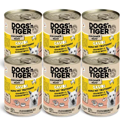 Dogs’n Tiger Gaudi – Aliment complet pour chiens au poulet et à la dinde Dogs’n Tiger Gaudi – Aliment complet pour chiens au poulet et à la dinde