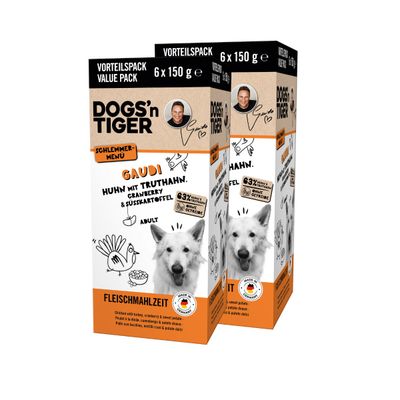Dogs’n Tiger Gaudi Multibox, nourriture pour chiens, poulet & dinde