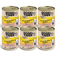 Packung Dogs'n Tiger Gaudi, Hundefutter, Huhn & Truthahn