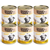 Packung Dogs'n Tiger Mahlzeit, Hundefutter, Huhn mit Karotte