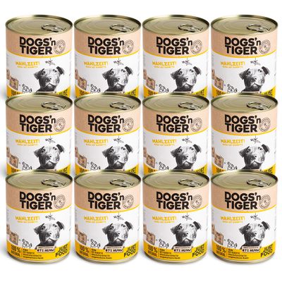 Dogs'n Tiger Mahlzeit, nourriture pour chiens, poulet aux carottes
