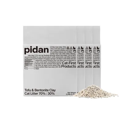pidan Tofu- & Bentonit-Katzenstreu