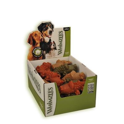 Whimzees Krokodil L Display 30 Stück