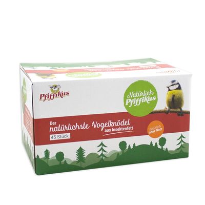 Pfiffikus Natürlich Pfiffikus Insektenfettknödel 45er Karton