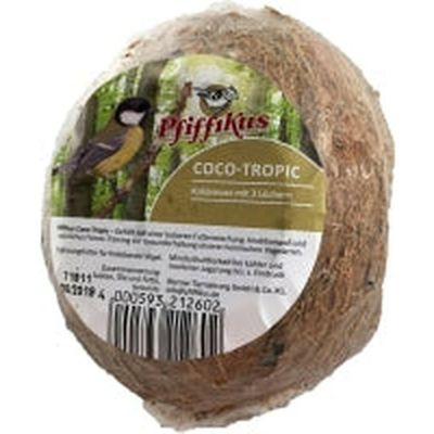 Pfiffikus Kokosnuss mit 3 Loechern 1 Stück