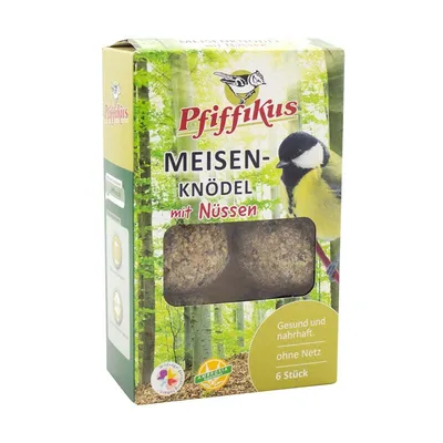 Pfiffikus Meisenknöd Nuss o.N. 6 Stück Pfiffikus Meisenknöd Nuss o.N. 6 Stück