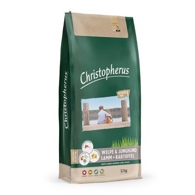 Christopherus Getreidefrei Welpe & Junghund mit Lamm & Kartoffel