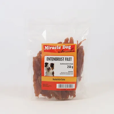 Miracle Dog Entenbrust Filet 9 x 250g Miracle Dog Entenbrust Filet 9 x 250g