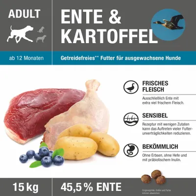 Wildsterne Classic Adult Ente & Kartoffel Wildsterne Classic Adult Ente & Kartoffel