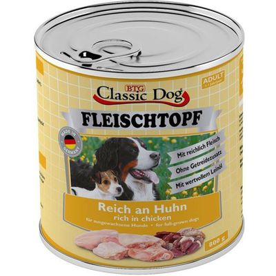 Classic Dog Adult Fleisch Pur 6x800g