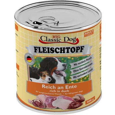 Classic Dog Adult Fleisch Pur 6x800g