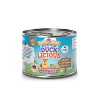 Packung Happy Jacky Nassfutter Monoprotein Ente & Süßkartoffel