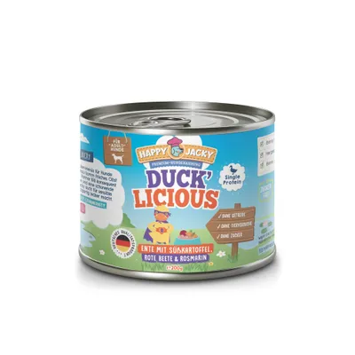 HAPPY JACKY Nassfutter Monoprotein 12x200g HAPPY JACKY Nassfutter Monoprotein 12x200g