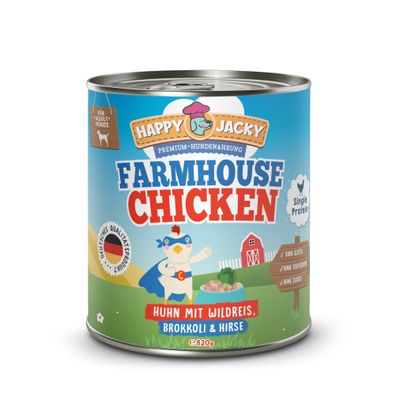 HAPPY JACKY Nassfutter Monoprotein 12x200g