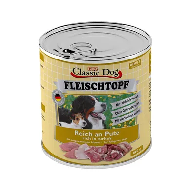 Classic Dog Dose Adult Fleischtopf Pur 6x800g Classic Dog Dose Adult Fleischtopf Pur 6x800g