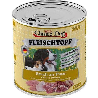 Classic Dog Adult Fleisch Pur 6x800g