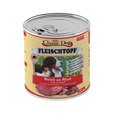 Classic Dog Dose Adult Fleischtopf Pur 6x800g