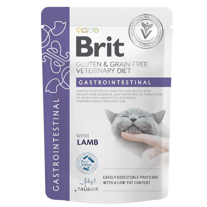 Brit Vet Cat Pouch Gastro 12x85g