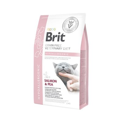 Brit Vet Diet Cat Hypoallerg.