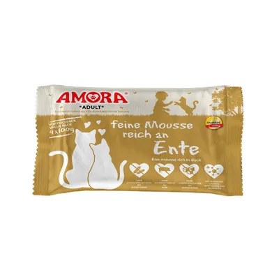 AMORA Cat feine Mousse 10x4x100g AMORA Cat feine Mousse 10x4x100g