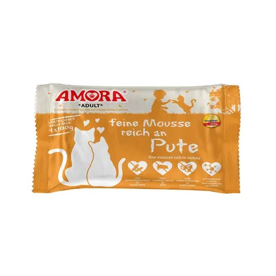 AMORA Cat feine Mousse 10x4x100g AMORA Cat feine Mousse 10x4x100g