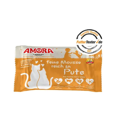 AMORA Cat feine Mousse 10x4x100g AMORA Cat feine Mousse 10x4x100g