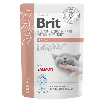 Brit Vet Cat Pouch Renal 12x85g