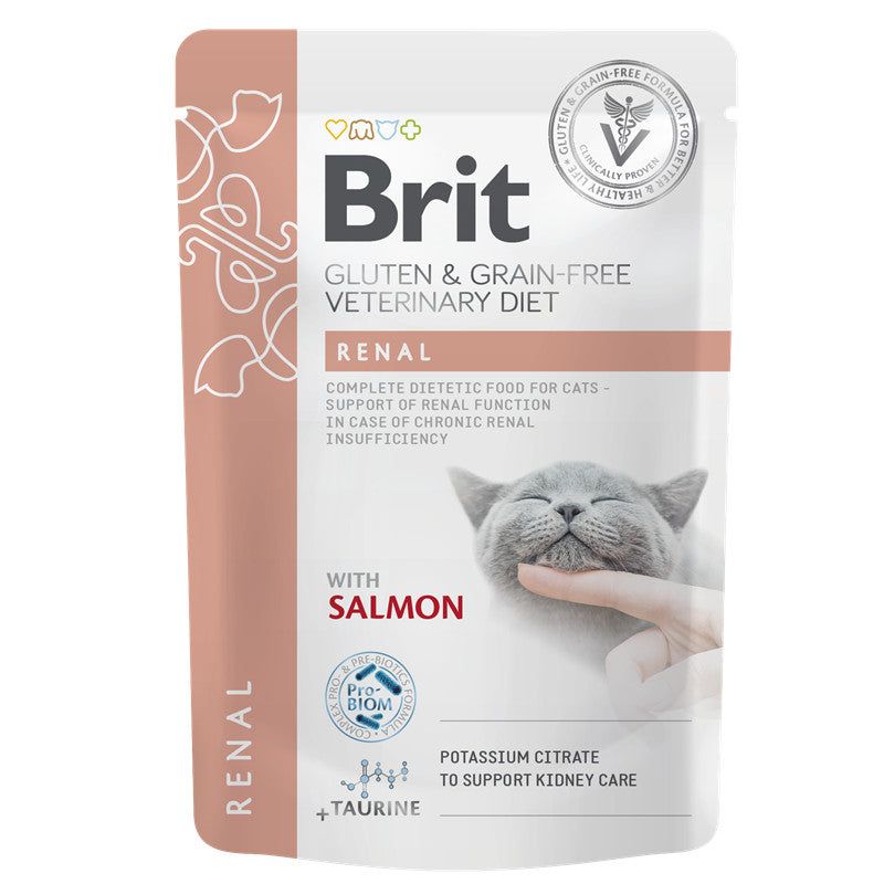 Brit Vet Cat Pouch Renal 12x85g