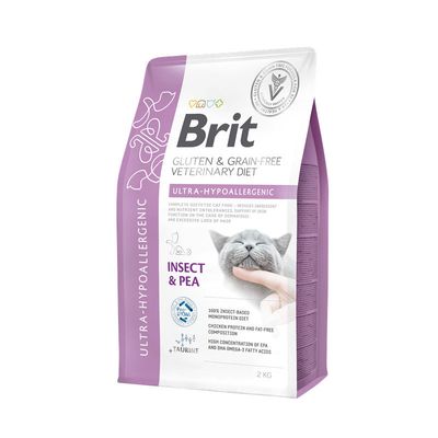 Brit Vet Diet Cat Ultra-Hypoallerg.