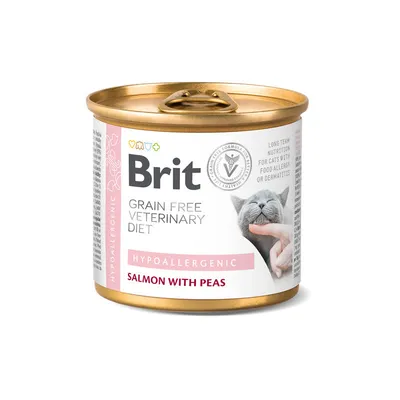 Brit Vet Diet Cat Hypoallerg.