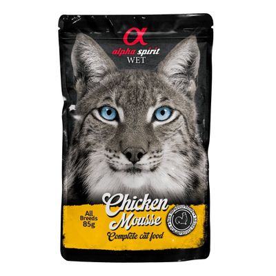 alpha spirit Cat Pouch Mousse 24x85g