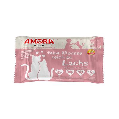 AMORA Cat feine Mousse 10x4x100g