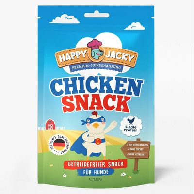 HAPPY JACKY Mono Hundesnack 6x130g