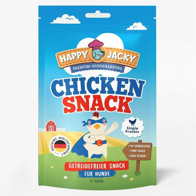 HAPPY JACKY Mono Hundesnack 6x130g