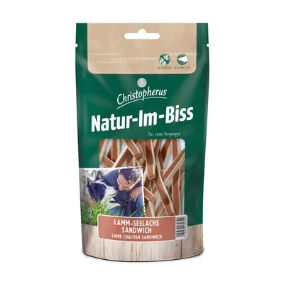Christopherus Snack Lamm Seelachs Sandwich 12x70g Christopherus Snack Lamm Seelachs Sandwich 12x70g