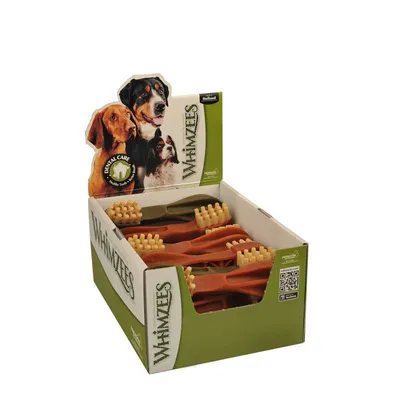 Whimzees Zahnbürste XL Display 18 Stück Whimzees Zahnbürste XL Display 18 Stück
