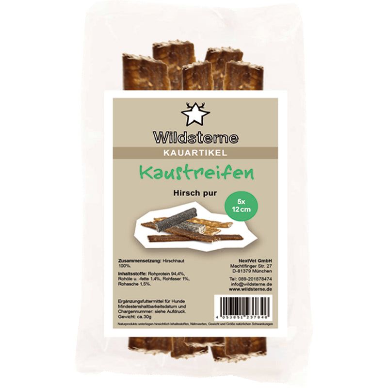 Wildsterne Kaustreifen Pur 5x12cm 6 Stück
