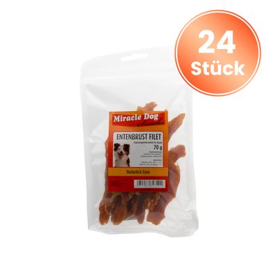 Miracle Dog Entenbrust Filet 24 x 70g