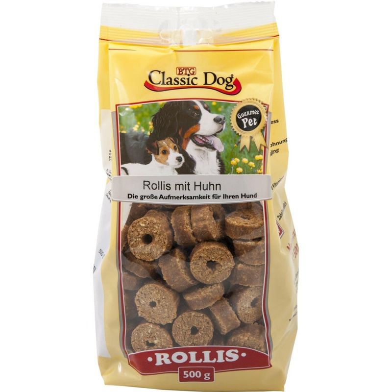Classic Dog Snack Rollis 500g