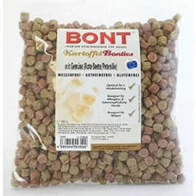 Kartoffel-Bonties 500g - Rote Beete + Petersilie Kartoffel-Bonties 500g - Rote Beete + Petersilie