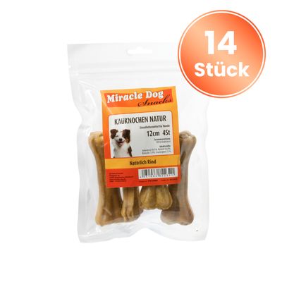 Miracle Dog Kauknochen gepresst 14 x 12cm 4St